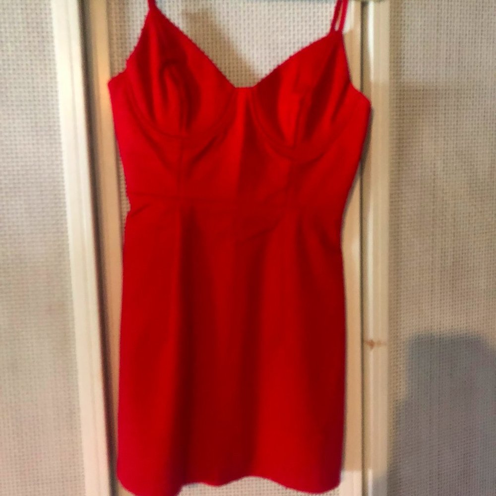 mini red dress
